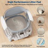 Automatic Litter Box Self Cleaning Open-Top Kitty Cat Litter Box ,w/ App Control