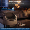 Automatic Litter Box Self Cleaning Open-Top Kitty Cat Litter Box ,w/ App Control