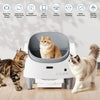 Automatic Litter Box Self Cleaning Open-Top Kitty Cat Litter Box ,w/ App Control