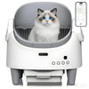 Automatic Litter Box Self Cleaning Open-Top Kitty Cat Litter Box ,w/ App Control