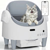 Automatic Litter Box Self Cleaning Open-Top Kitty Cat Litter Box ,w/ App Control